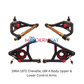 Fits 1964-1972 Chevelle, GM A Body Upper & Lower Control Arms LCAUCA6472