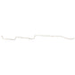 1963-64 Ford Falcon 8cyl. Tank to Pump Fuel Line Hardtop/Sedan Stainless - LGL6303SS