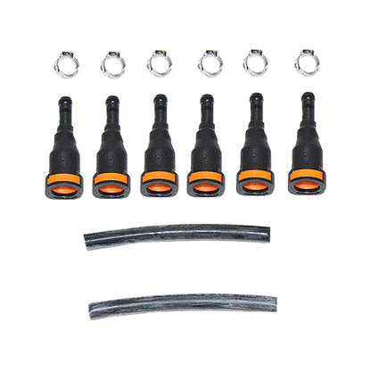 99 Cougar, V6 Engine, Main Fuel Line; Stainless Fine Lines LGL9901SS - Fuel Line Car Part People