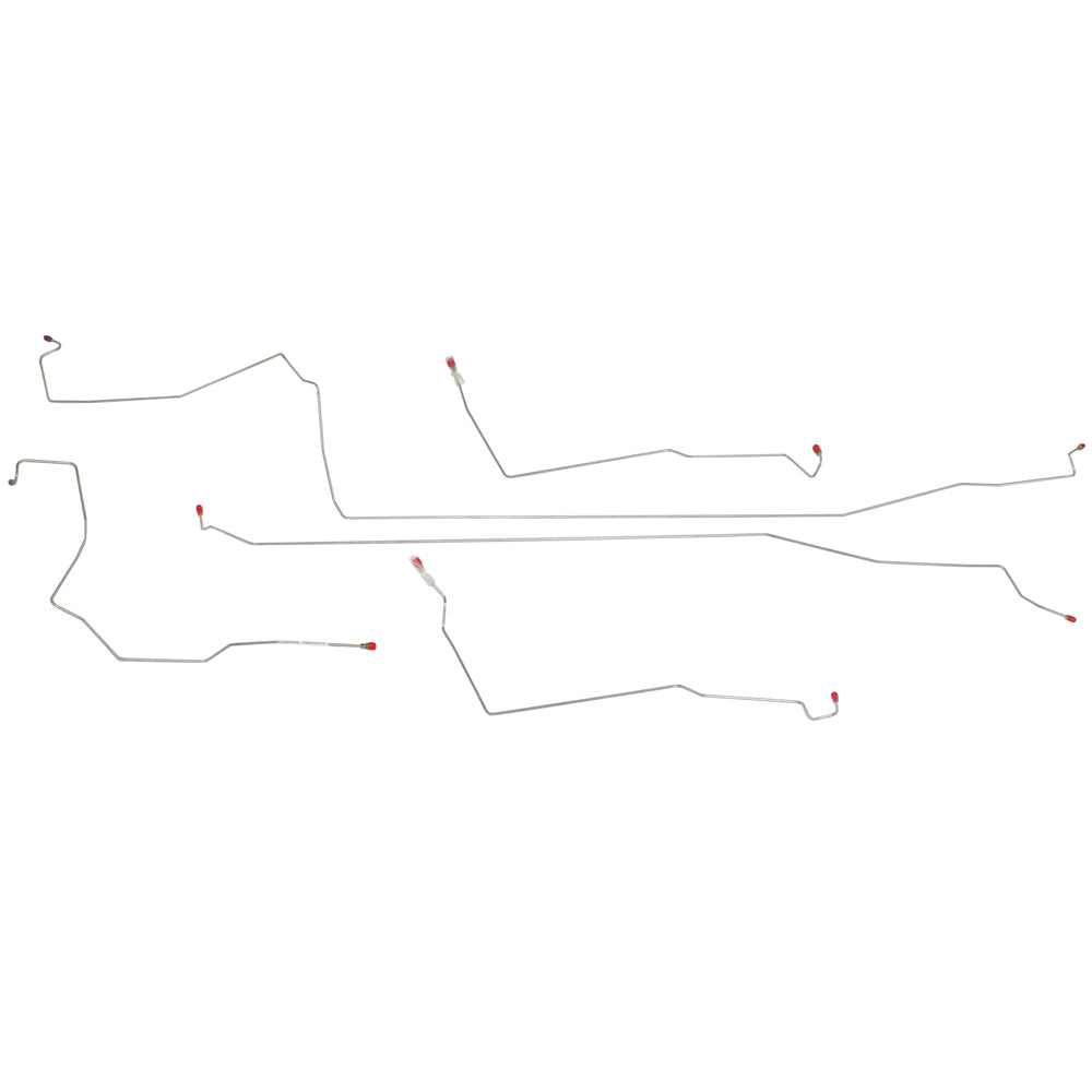2000-2007 Ford Focus Intermediate Brake Lines AWABS Rear Drums Steel LIN0504OM