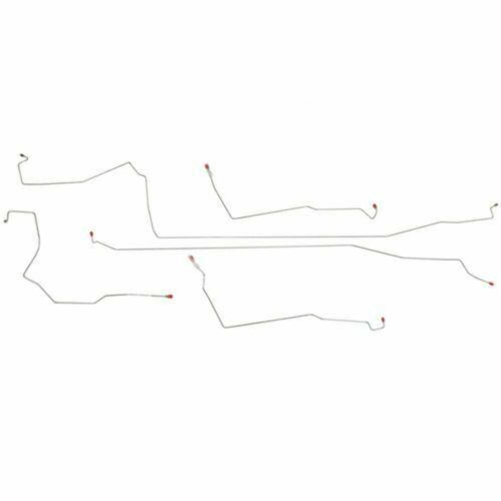 2000-07 Ford Focus Intermediate Brake Line AWABS Disc Brake Steel - LIN0504OM - Intermediate Lines Car Part People