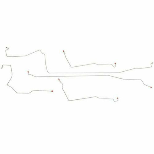 2000-07 Ford Focus Intermediate Brake Line AWABS Disc Brake Steel - LIN0504OM - Intermediate Lines Car Part People