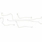 2000-07 Ford Focus Intermediate Brake Line AWABS Disc Brake Steel - LIN0504OM