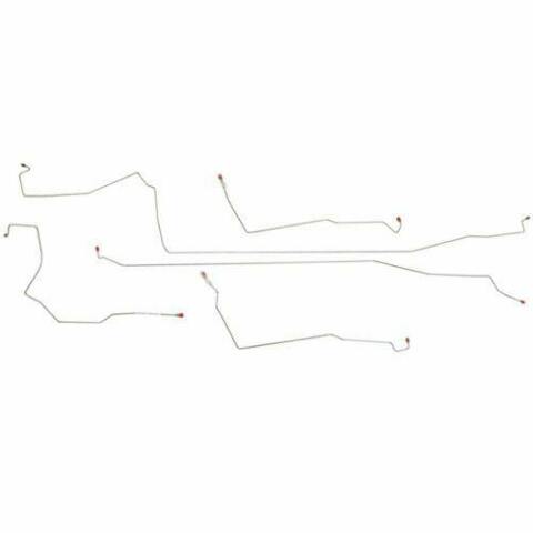 2000-07 Ford Focus Intermediate Brake Line AWABS Disc Brake Steel - LIN0504OM