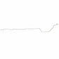 1960-63 Ford Falcon Hardtop Intermediate Brake Line Steel - LIN6001OM