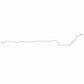 For 1960-63 Ford Falcon Hardtop Intermediate Brake Line Stainless LIN6001SS