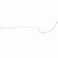 1964-65 Ford Falcon Convertible Intermediate Brake Line Stainless - LIN6302SS