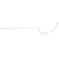 1964-1965 Ford Falcon Convertible Intermediate Brake Line Stainless LIN6302SS
