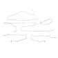 1995-1997 Lincoln Town Car Intermediate Brake Line Kit w/Traction Control LIN9501SS
