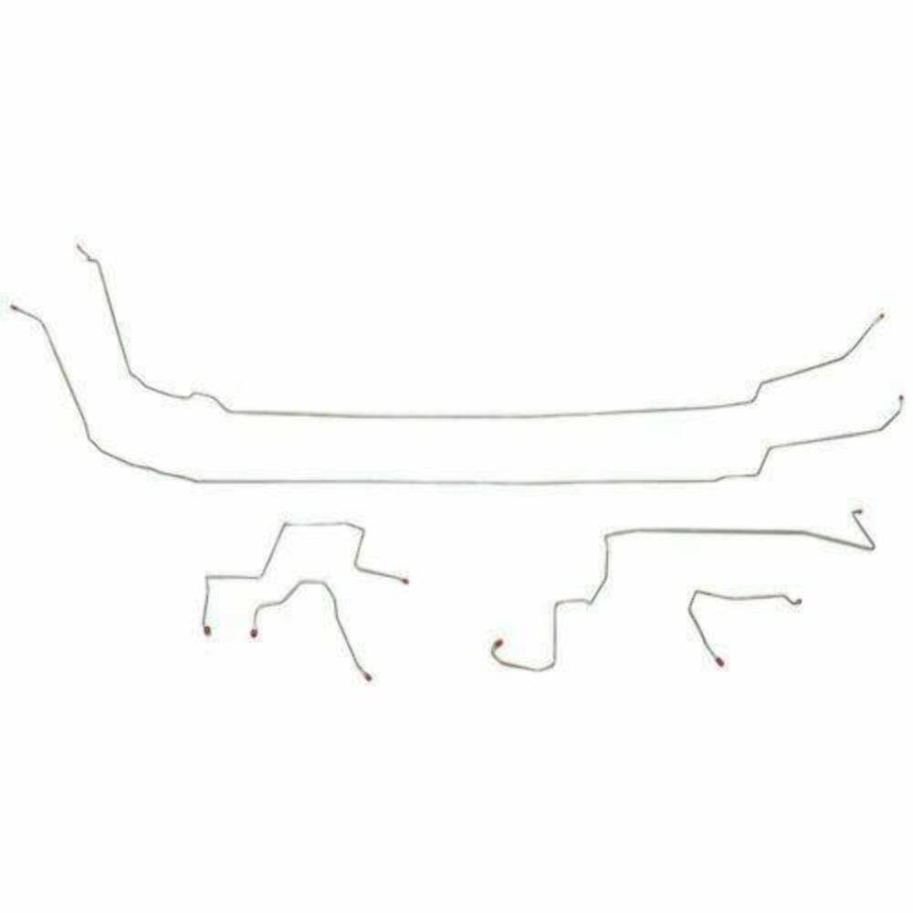 1999 Mercury Cougar Intermediate Brake Line Stainless - LIN9903SS - Intermediate Lines Car Part People