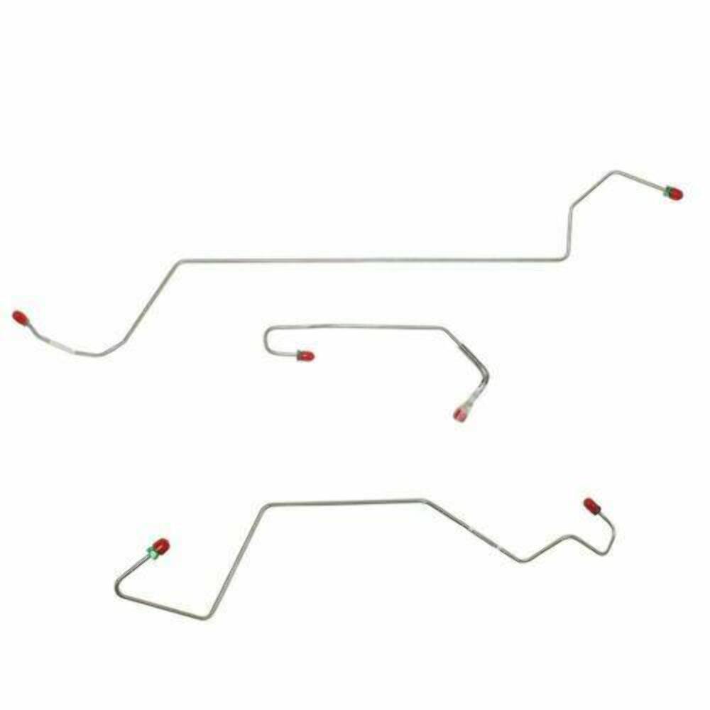 2000-07 Ford Focus Front Brake Line Kit Rear Drum Brakes No ABS Stainless LKT0001SS