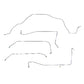Lincoln Front Brake Line Kit; Fine Lines-LKT9501SS