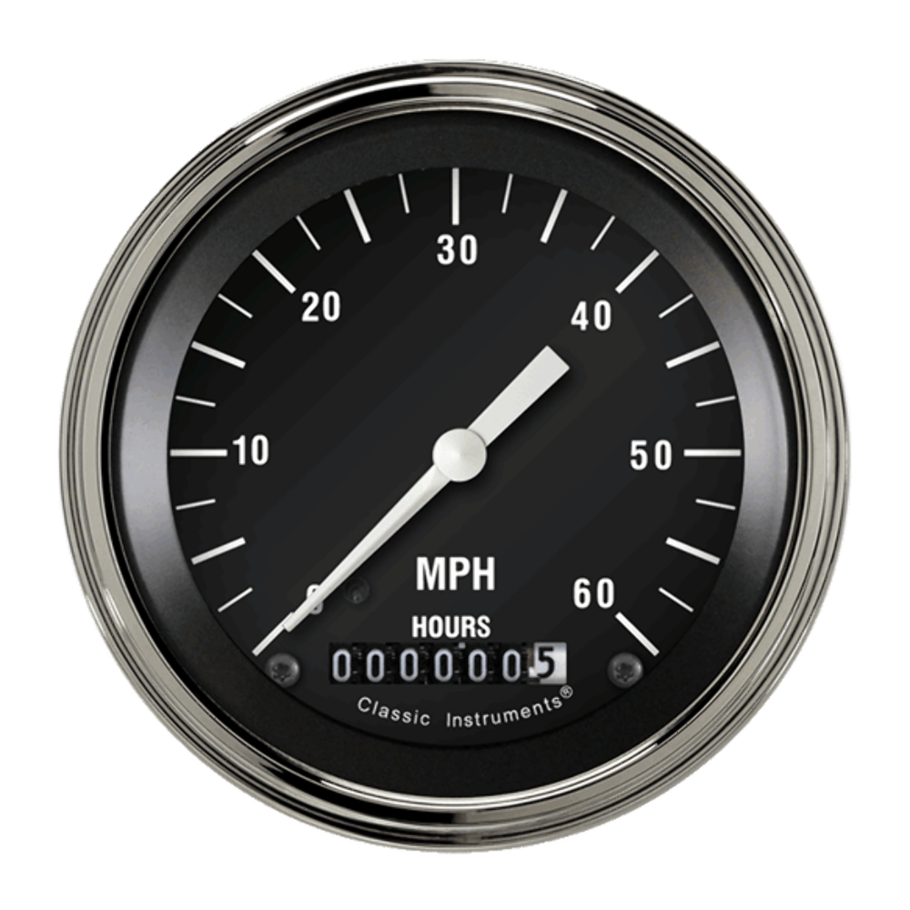 Hot Rod 3 3/8" Low Speed Speedometer LSHR