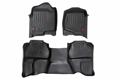 Fits Chevy/GMC 1500/2500HD (07-14) Floor Mats; FR & RR; Ext Cab; M-20712