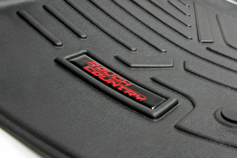 Fits Chevy/GMC 1500/2500HD/3500HD Floor Mats FR & RR OV Hump Ext Cb M-21142