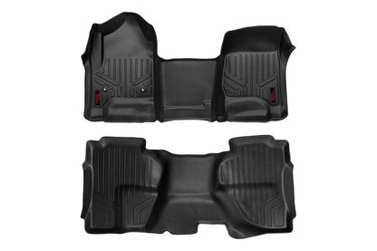 Fits Chevy/GMC 1500/2500HD/3500HD Floor Mats FR & RR OV Hump Ext Cb M-21142
