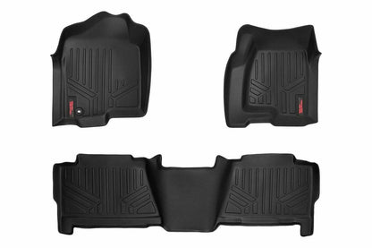 Fits Chevy/GMC 1500 (99-06 & Classic) Floor Mats; FR & RR; Crew Cab; M-29913