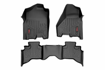 Fits Ram 1500 2WD/4WD (2012-2018 & Classic) Floor Mats; FR/RR; Quad Cab; M-31212