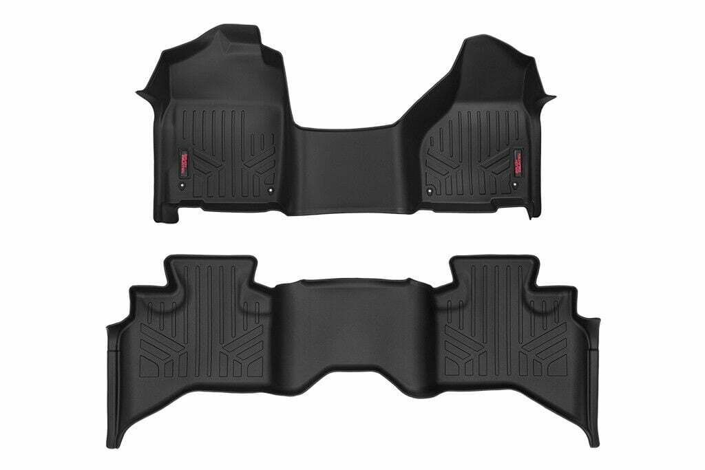 Fits Ram 1500(2012-2018 & Classic) Floor Mats One Piece FR & RR  QuadCab M-31312