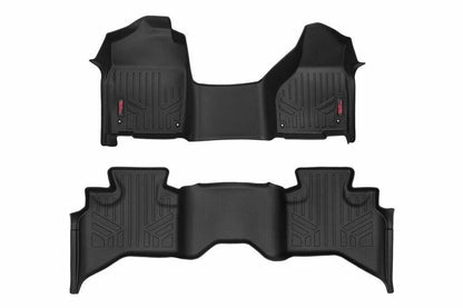 Fits Ram 1500(2012-2018 & Classic) Floor Mats One Piece FR & RR  QuadCab M-31312