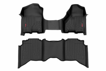 Fits Ram 1500 (2012-2018 & Classic) Floor Mats FR & RR Crew/Mega Cab M-31313