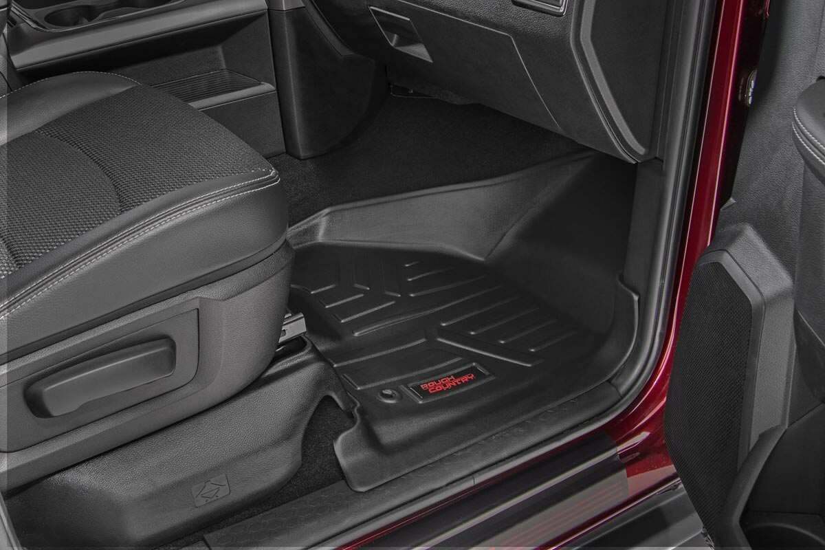 Fits Ram 1500/2500/3500(12-2018 &Classic) Floor Mats Front Crew/Mega Cab M-3141