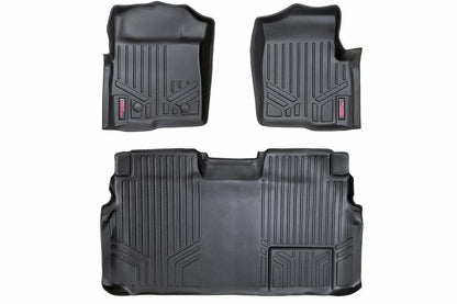 Fits Ford F-150 2WD/4WD (2011-2014) Floor Mats; FR & RR; 2 Ret Hook; M-51112