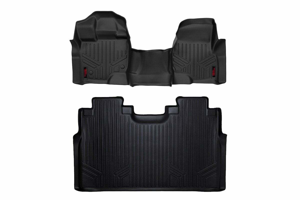 Fits Ford F-150(15-24)/Raptor(17-24) Floor Mats FR & RR Over Hump M-51153
