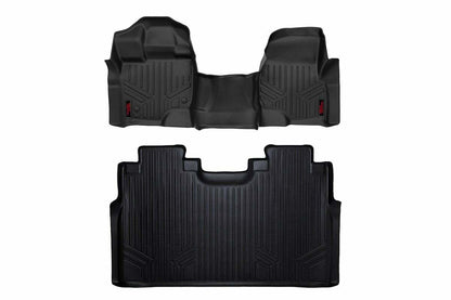 Fits Ford F-150(15-24)/Raptor(17-24) Floor Mats FR & RR Over Hump M-51153