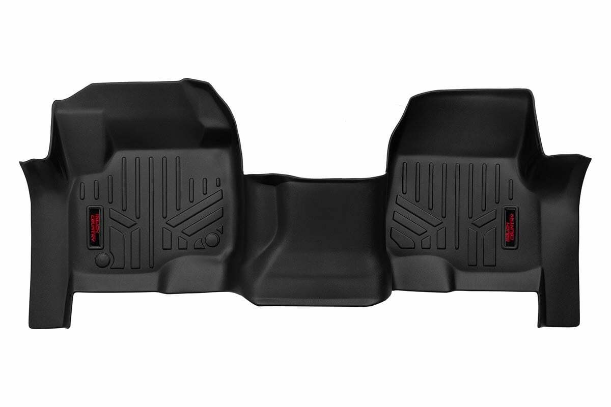 Fits Ford F-250/F-350 SD 2&4WD (17-24) Floor Mats; Front; Over Hump; M-5117