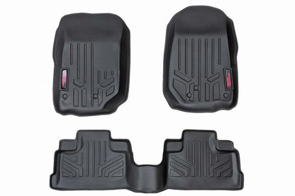Fits Jeep Wrangler Unlimited 2&4WD (2007-2013) Floor Mats FR & RR 4 Door M-60712