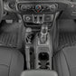 Fits Jeep Gladiator JT 4WD (2020-2024) Floor Mats; FR & RR; RR Non-Lock; M-61505