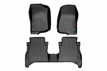 Fits Jeep Gladiator JT 4WD (2020-2024) Floor Mats; FR & RR; RR Non-Lock; M-61505