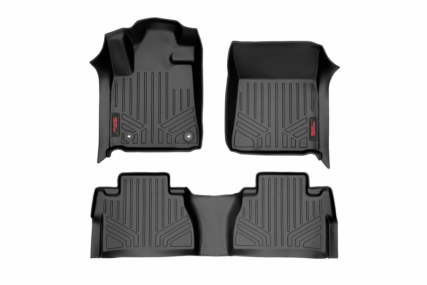 Fits Toyota Tundra 2WD/4WD (2014-2021) Floor Mats; FR & RR; CrewMax; M-71770