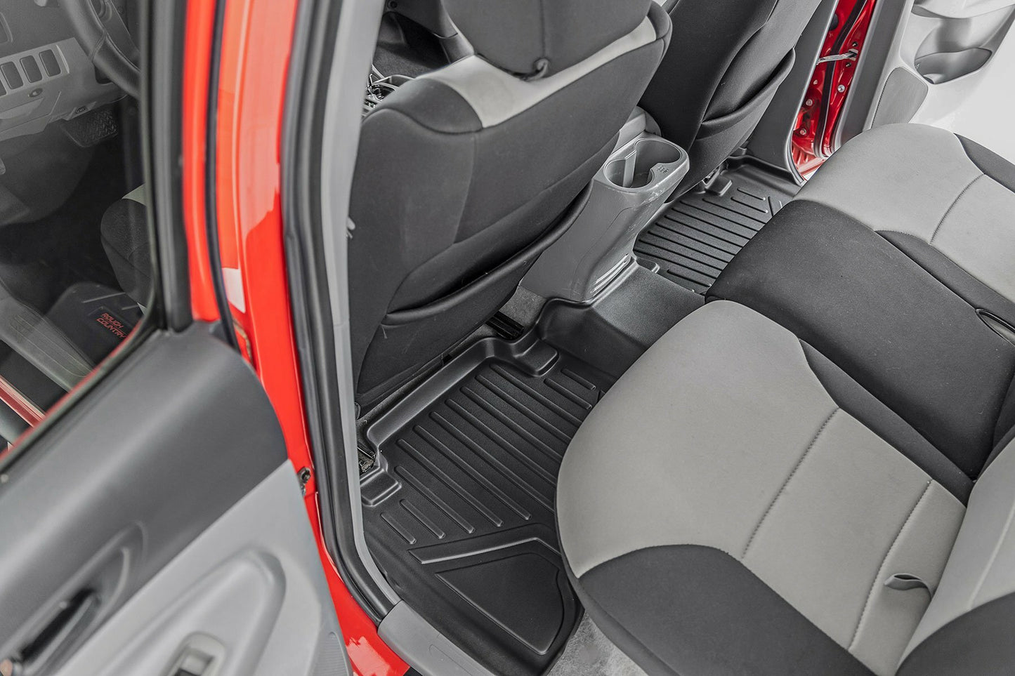 Fits Toyota Tacoma 2WD/4WD (2005-2011) Floor Mats; Front and Rear; M-75113