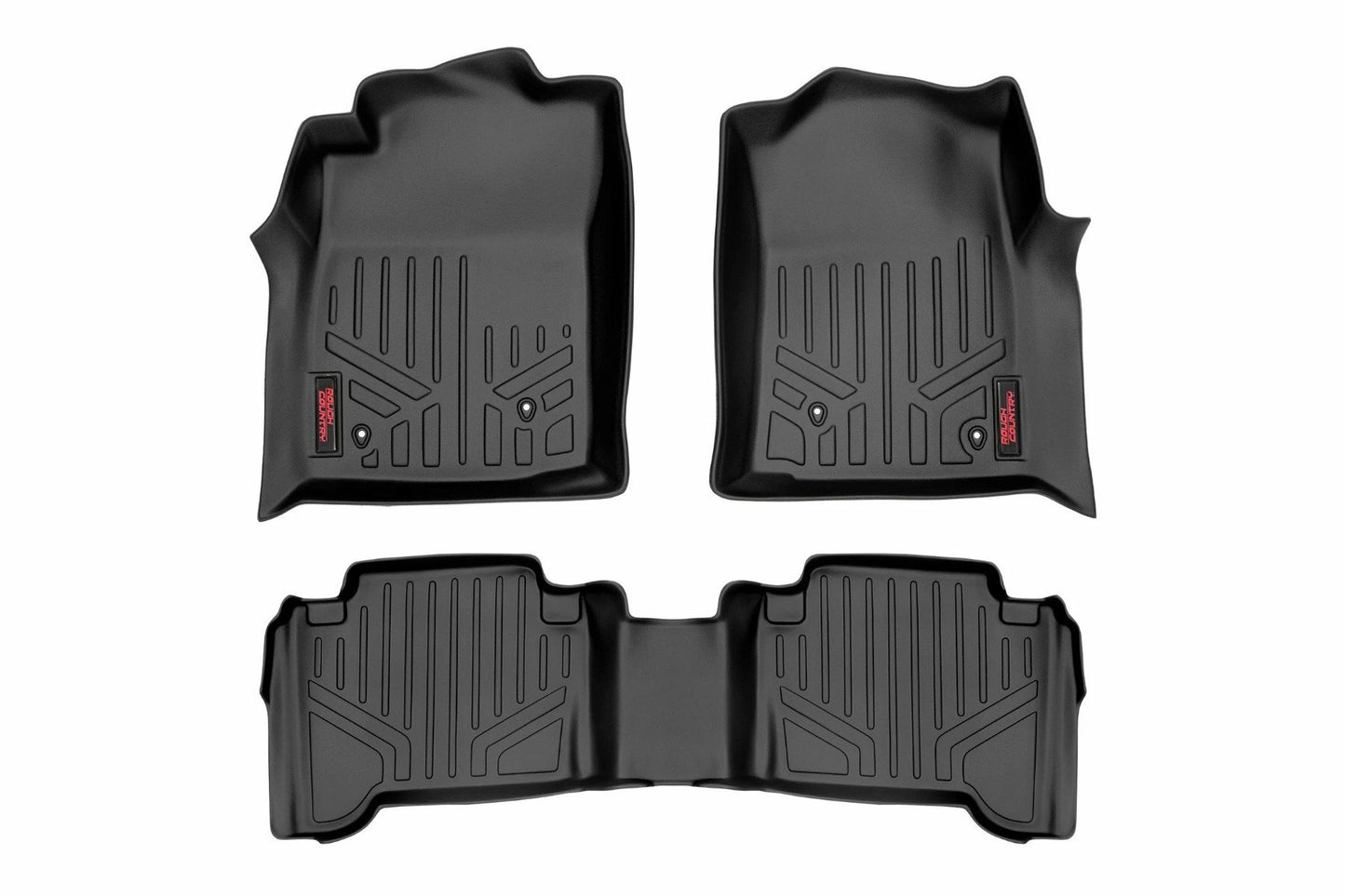 Fits Toyota Tacoma 2WD/4WD (2005-2011) Floor Mats; Front and Rear; M-75113