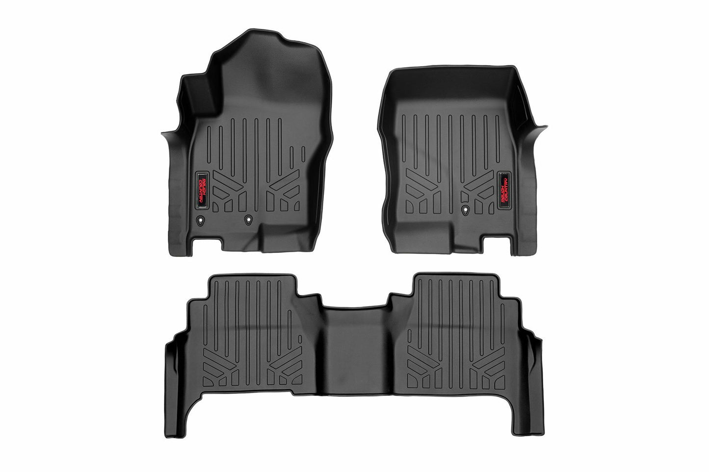Fits Nissan Frontier 2WD/4WD (2008-2021) Floor Mats; FR & RR; Crew Cab; M-80513
