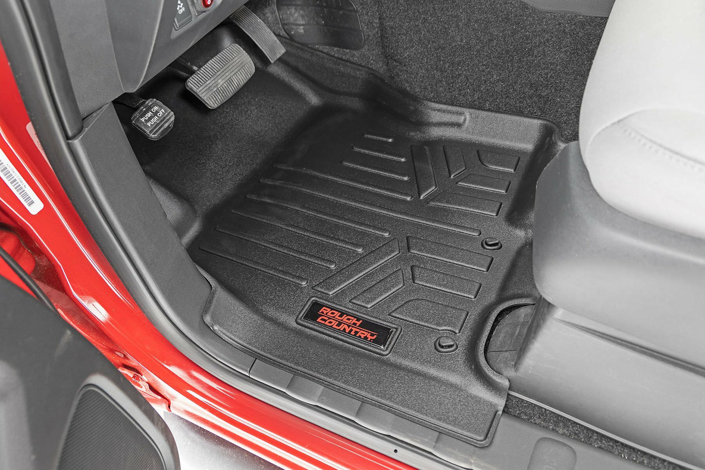 Fits Nissan Frontier 2WD/4WD (2022-2024) Floor Mats; FR & RR; Crew Cab; M-80515