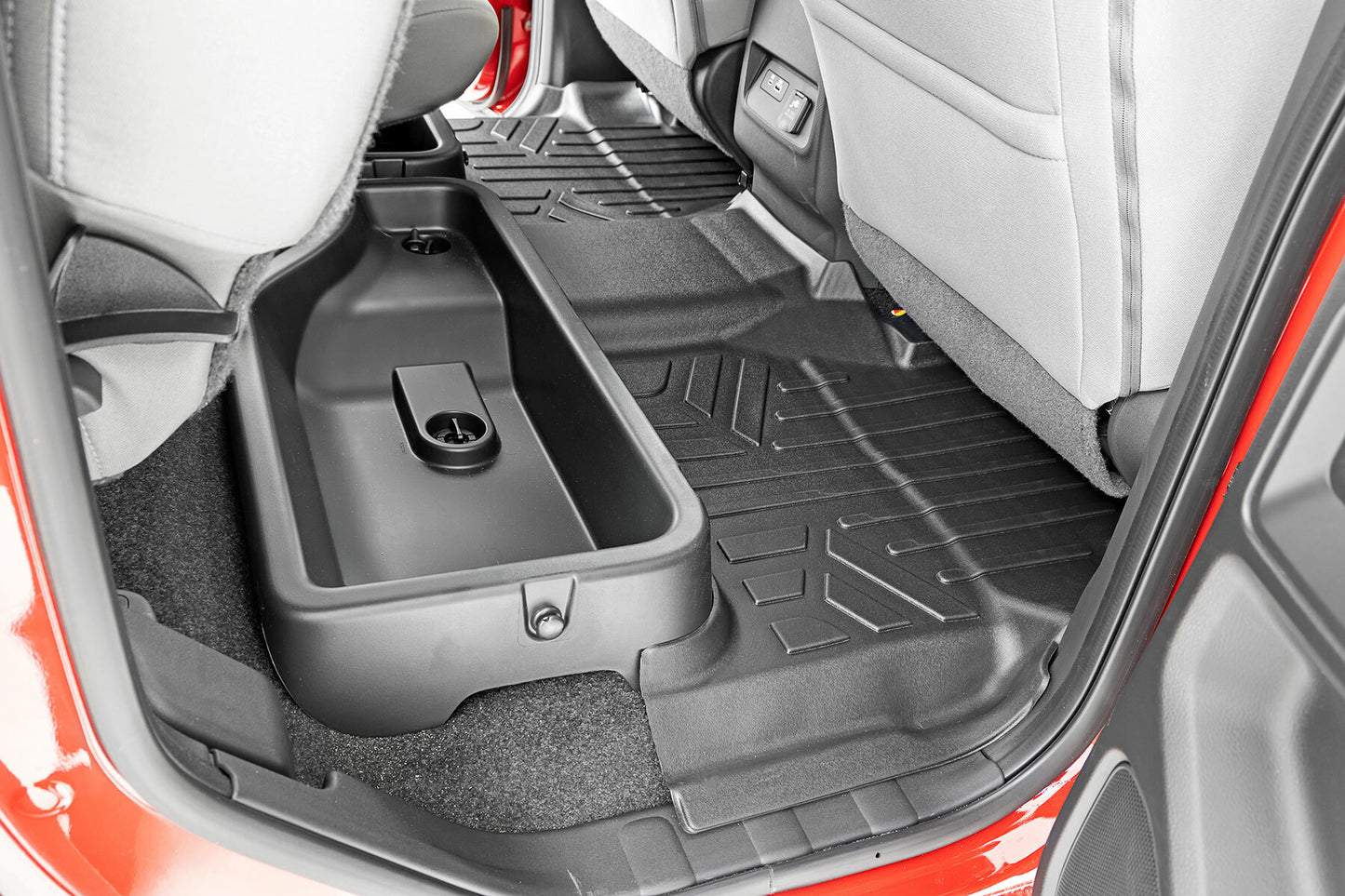 Fits Nissan Frontier 2WD/4WD (2022-2024) Floor Mats; FR & RR; Crew Cab; M-80515