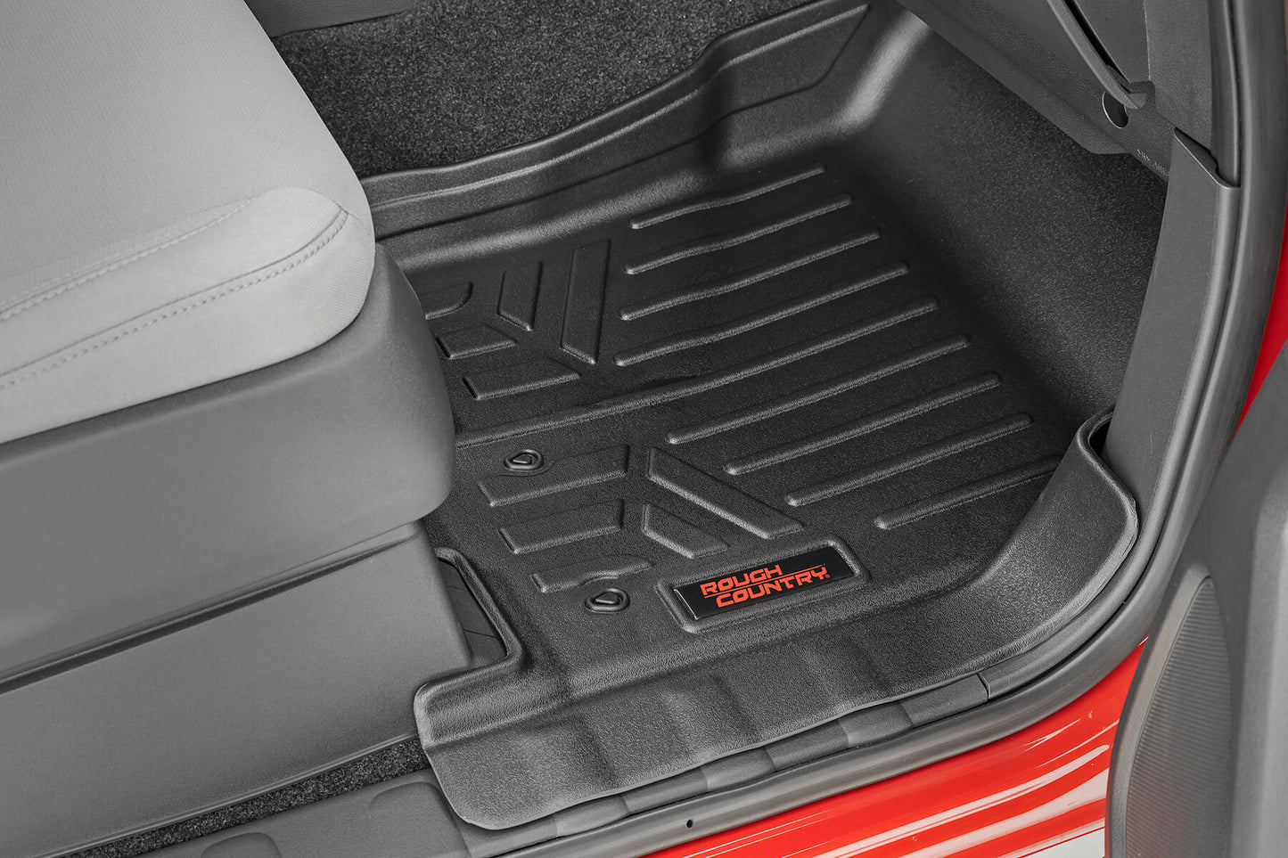 Fits Nissan Frontier 2WD/4WD (2022-2024) Floor Mats; FR & RR; Crew Cab; M-80515