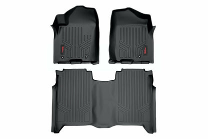Fits Nissan Titan 2WD/4WD (2004-2015) Floor Mats; FR & RR; Crew Cab; M-81602