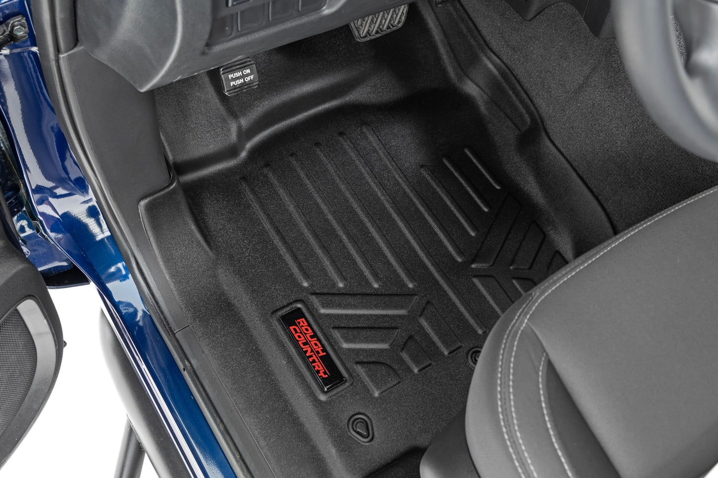 Fits Nissan Titan (17-24)/Titan XD (16-24) Floor Mats; FR & RR; Crew Cab M-81715