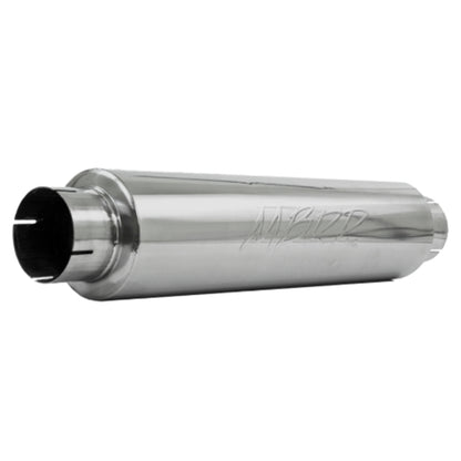4" inlet/outlet; Quiet tone muffler; 24" body; 6" dia.; 30" overall; T304-M1004 - Performance Mufflers Car Part People