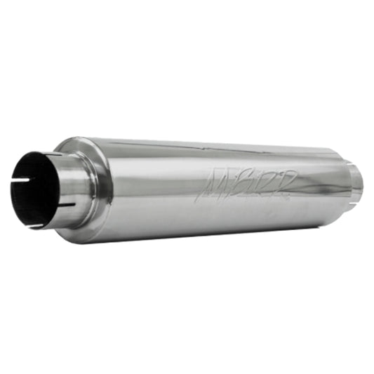 4" inlet/outlet; Quiet tone muffler; 24" body; 6" dia.; 30" overall; T304-M1004 - Performance Mufflers Car Part People