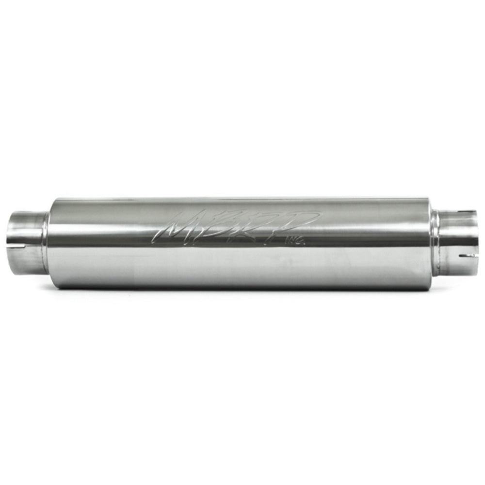 4" inlet/outlet; Quiet tone muffler; 24" body; 6" dia.; 30" overall; T304-M1004