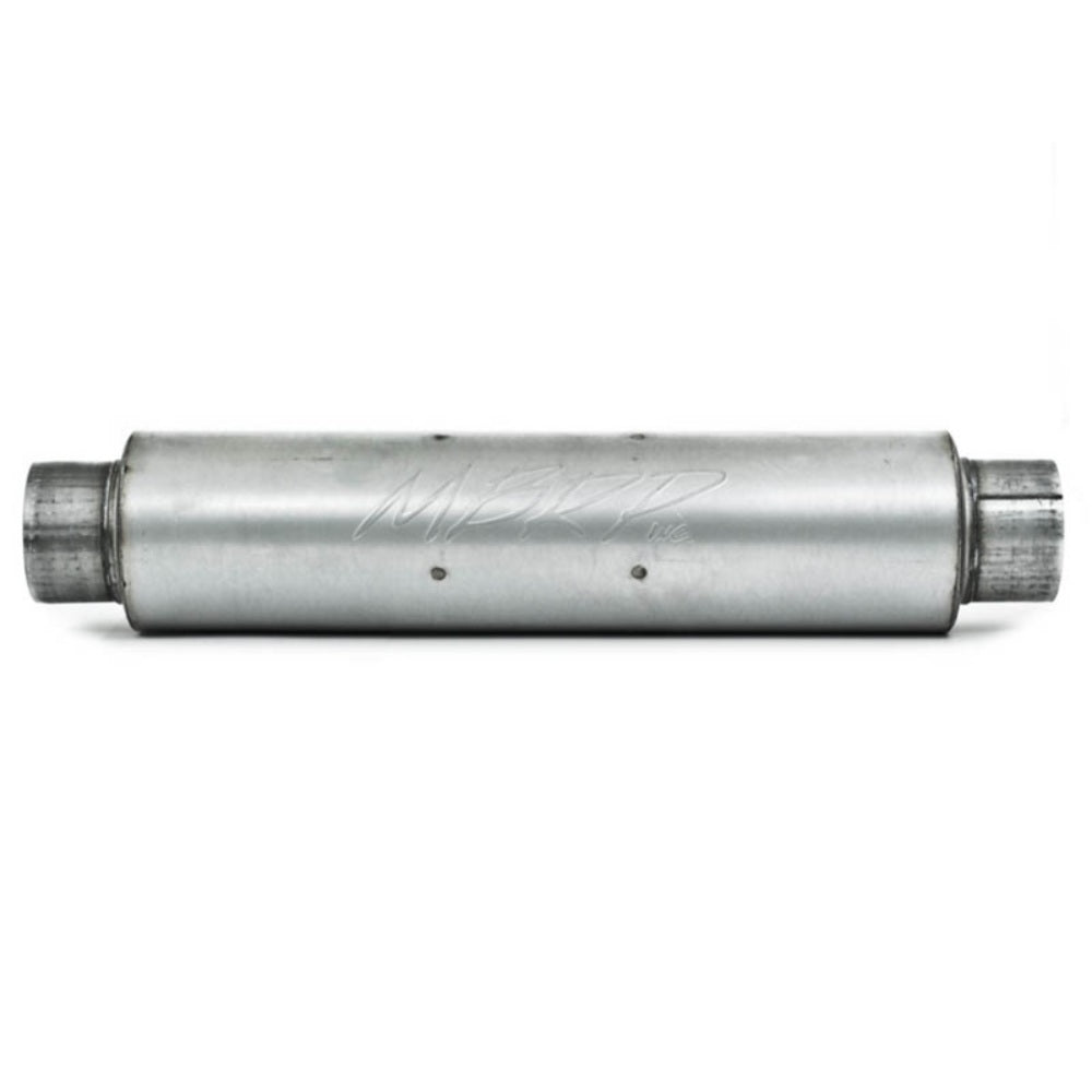 4" inlet/outlet; Quiet tone muffler; 24" body; 6" dia.; 30" overall; AL-M1004A