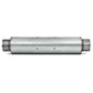 4" inlet/outlet; Quiet tone muffler; 24" body; 6" dia.; 30" overall; AL-M1004A
