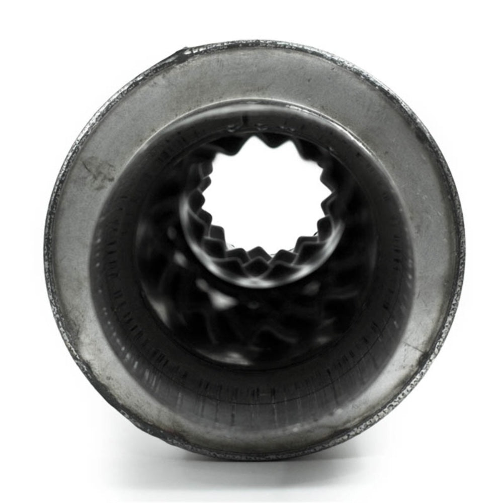 4" inlet/outlet; Quiet tone muffler; 24" body; 6" dia.; 30" overall; AL-M1004A