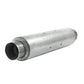 4" inlet/outlet; Quiet tone muffler; 24" body; 6" dia.; 30" overall; AL-M1004A