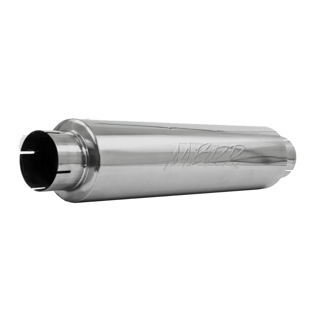 4" inlet/outlet Quiet tone muffler 24" body 6" diameter 30" overall T409-M1004S - Performance Mufflers Car Part People